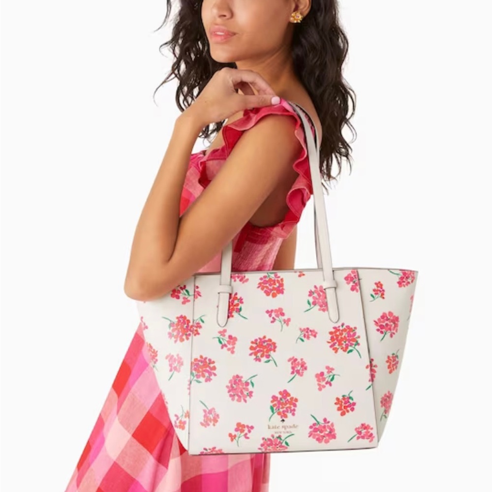 Kate Spade Becca Floral Tote - NWT - Picture 2 of 4